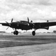 P-61B Black Widow from the 547th Night Fighter Squadron landing on Lingayen airstrip
